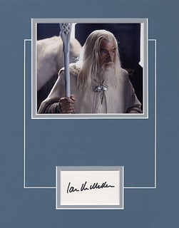 Ian McKellen as Gandalf autograph