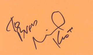 Michael Keaton autograph