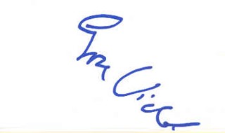 Gore Vidal autograph