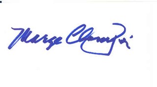 Marge Champion autograph