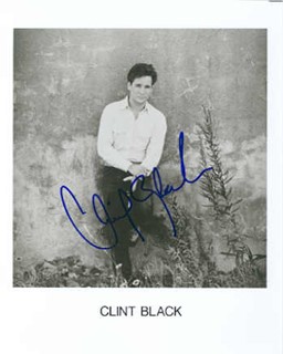 Clint Black autograph