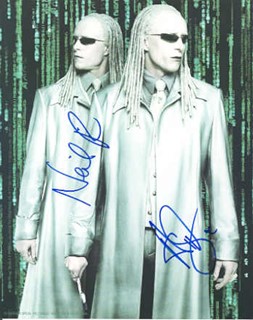 Matrix Reloaded autograph
