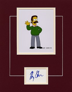 Harry Shearer as Ned Flanders autograph