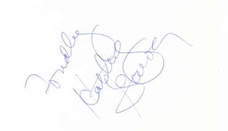 Kathy Garver autograph