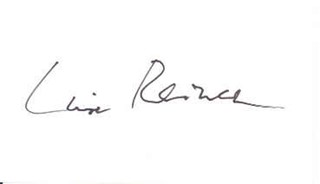 Luise Rainer autograph