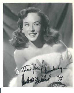Paulette Goddard autograph