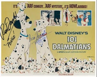 101 Dalmatians autograph