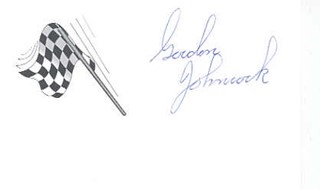 Gordon Johncock autograph