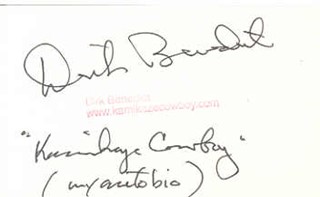 Dirk Benedict autograph