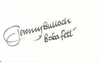 Jeremy Bulloch autograph