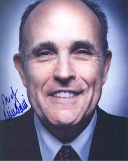 Rudy Giuliani autograph