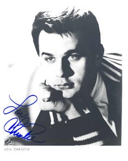 Lou Christie autograph