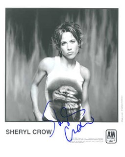 Sheryl Crow autograph