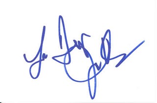 LaToya Jackson autograph