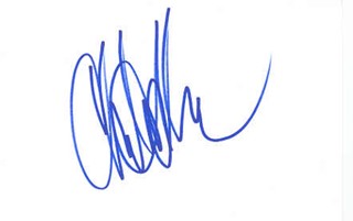 Christina Applegate autograph