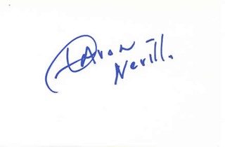 Aaron Neville autograph