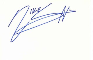 Nikki Sixx autograph