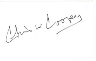 Chris Cooper autograph