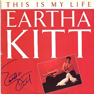 Eartha Kitt autograph
