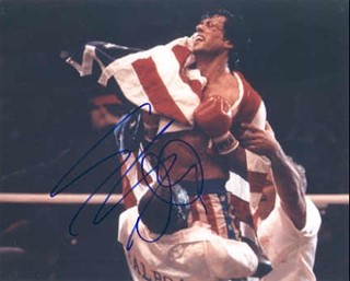 Sylvester Stallone autograph