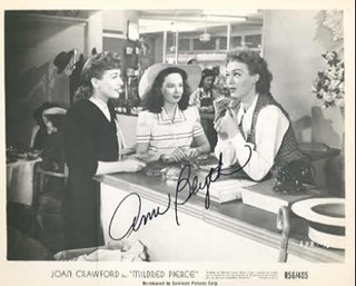 Ann Blyth autograph