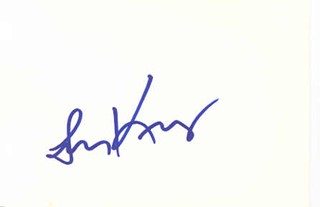 Larry King autograph