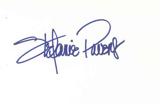 Stefanie Powers autograph