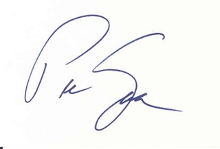 Pia Zadora autograph