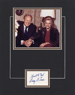 President Gerald Ford autograph