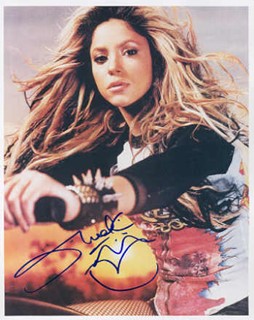 Shakira autograph