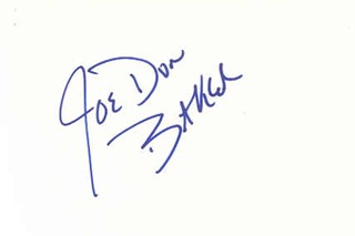 Joe Don Baker autograph