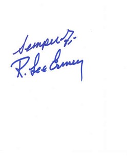R. Lee Ermey autograph