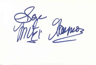 Mitzi Gaynor autograph
