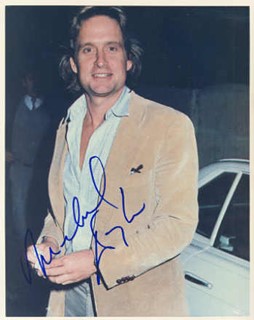 Michael Douglas autograph