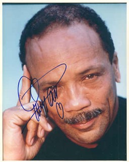 Quincy Jones autograph