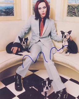 Marilyn Manson autograph