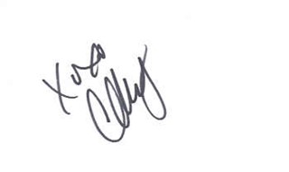 Carson Kressley autograph