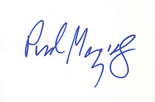 Paul Mazursky autograph