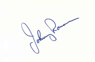 Johnny Ramone autograph