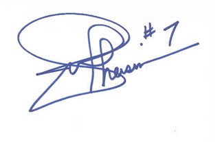 Joe Theisman autograph