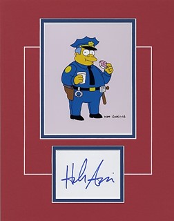 Hank Azaria as Chief Wiggum autograph