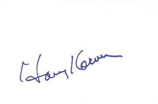 Harvey Korman autograph