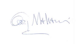 George Maharis autograph