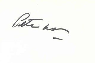 Peter Wolf autograph