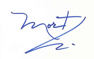 Morton Downey-Jr. autograph