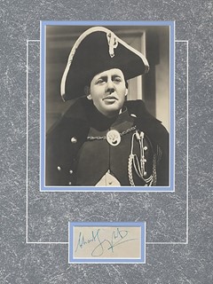 Charles Laughton autograph