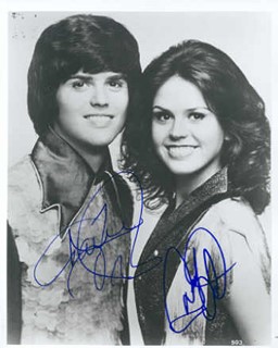 Donny & Marie Osmond autograph
