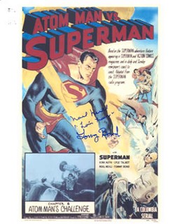 Atom Man vs. Superman autograph