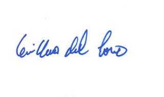 Guillermo del Toro autograph
