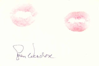 Gwen Verdon autograph